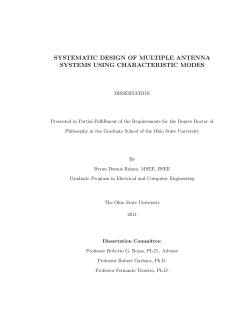 Systematic Design of Multiple Antenna Systems