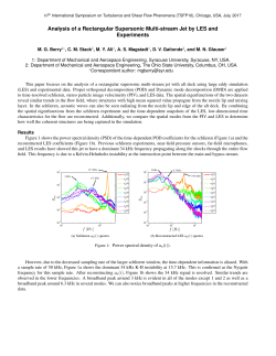 Analysis of a Rectangular Supersonic Multi-stream Jet by