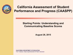 2014&ndash;15 CAASPP Reporting (PPT)