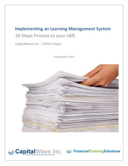 10-Steps Process to your LMS