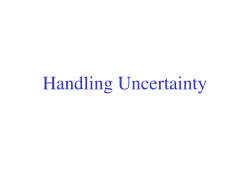 Handling Uncertainty