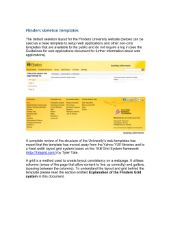 Flinders skeleton templates