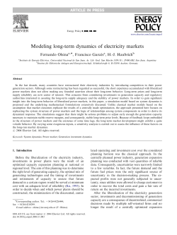 Modeling long-term dynamics of electricity markets