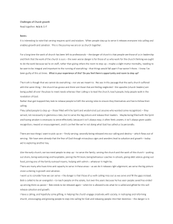 Notes - City Life Church