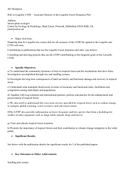 Jill Thompson Luq LTER ann report 2015
