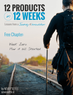 12 Products in 12 Weeks - eBook - Free Chapter