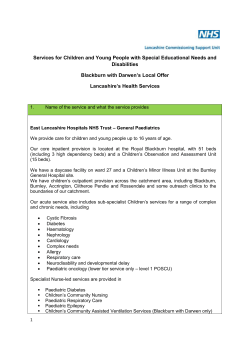 general paediatrics further information