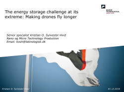 The energy storage challenge at its extreme: Making drones fly longer