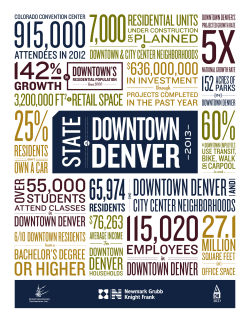 State of Downtown Denver report