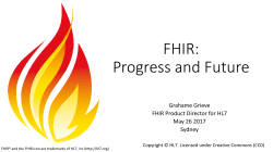 FHIR Update (including STU 3)
