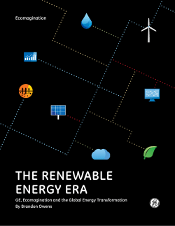 THE RENEWABLE ENERGY ERA