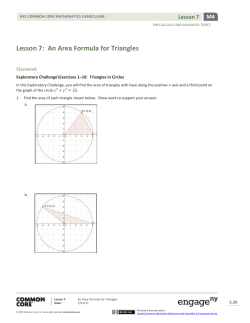 Precalculus Module 4, Topic B, Lesson 7: Student