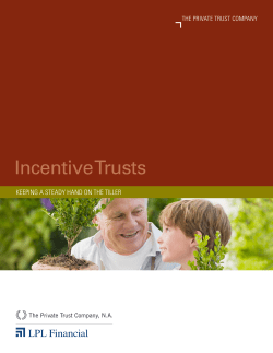 Incentive Trusts - Leveroni Financial Management