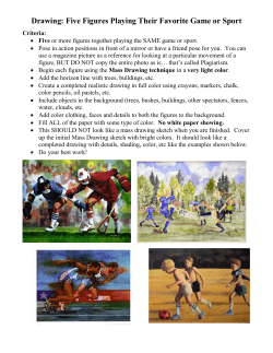 Five Figures Playing Their Favorite Game or Sport