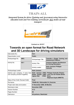 Terrain/Scenario Format Requirements
