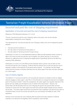 Incurred and paid the cost of shipping requirement