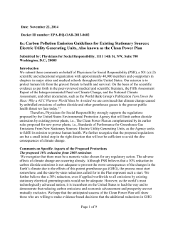 Carbon Pollution Emission Guidelines for Existing