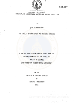Potential of agricultural wastes for glucose production