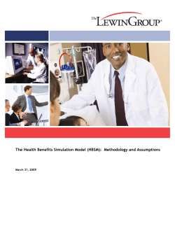 The Health Benefits Simulation Model (HBSM)