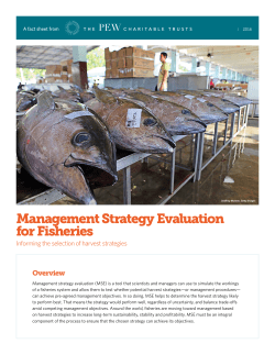Management Strategy Evaluation for Fisheries