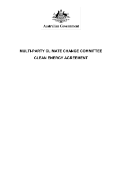 multi-party climate change committee clean energy agreement
