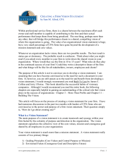 by Sam M. Allred, CPA Within professional service firms, there is a