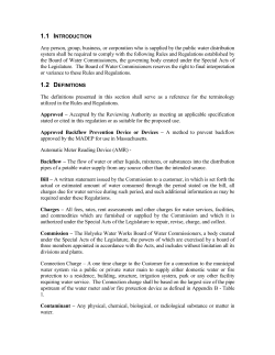 Authority to Adopt Rules and Regulations
