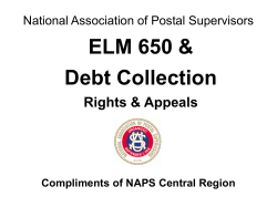 ELM 650 Adverse Action Appeal