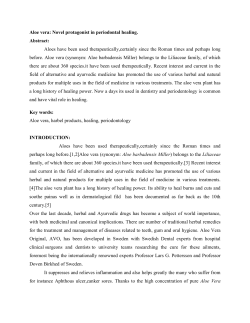 Figure 7 : - Application of aloe vrea gel in