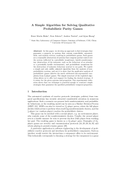 A Simple Algorithm for Solving Qualitative Probabilistic