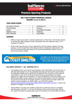 mens premier league &ndash; round 1 (sunday 6 april)
