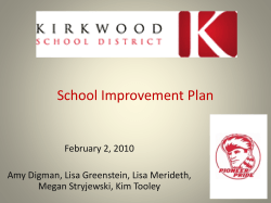 School Improvement Plan