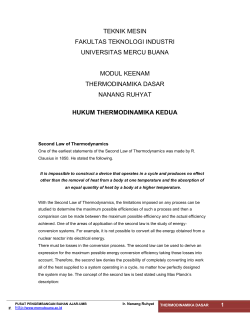 TEKNIK MESIN FAKULTAS TEKNOLOGI INDUSTRI UNIVERSITAS