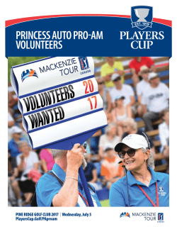 princess auto pro-am volunteers