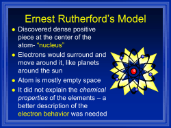 Chapter 5 Electrons in Atoms