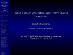 QCD Vacuum generated Light-Heavy Quarks Interaction
