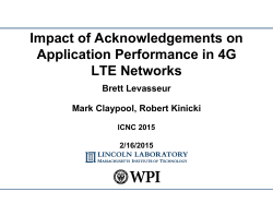LTE Retransmissions: RLC Unacknowledged