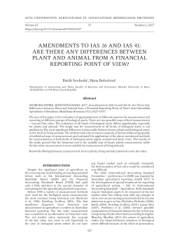 amendments to ias 16 and ias 41: are there any differences between