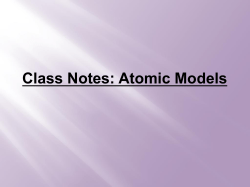 Subatomic Particles - Oakland Schools Moodle