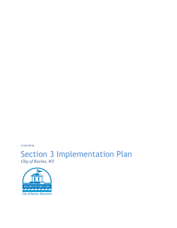 Section 3 Implementation Plan