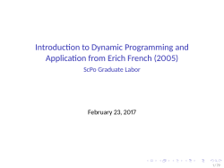 Introduc on to Dynamic Programming and Applica on from Erich
