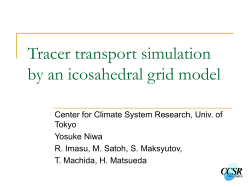 Tracer transport simulations for CO2 sources