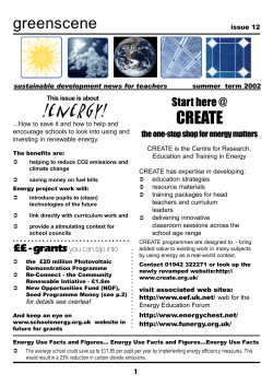 ! e n e r g y ! CREATE - Norfolk County Council