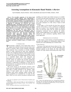 Assessing Assumptions in Kinematic Hand Models