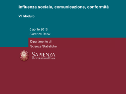 Modulo VII - Influenza sociale e conformismo File