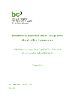 Industrial and terrestrial carbon leakage under climate policy