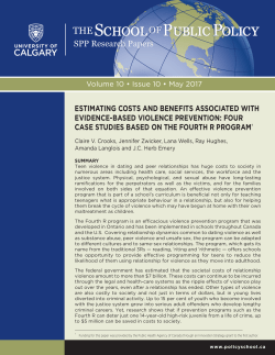 estimating costs and benefits associated with evidence