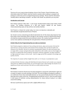 Hi, Thank you for your enquiry about bringing a show