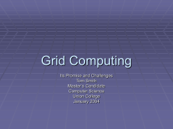 Grid Computing - cs@union