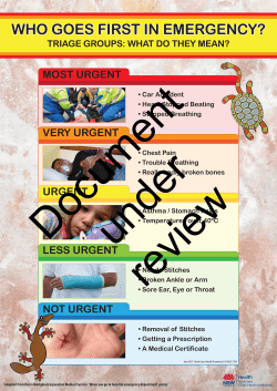 MOST uRGENT VERY uRGENT uRGENT LESS uRGENT NOT